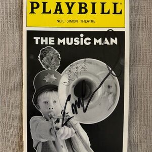 The Music Man Autographed NYC Broadway Playbill Eric McCormack
